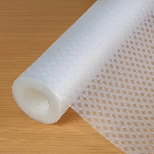 Hersvin Revestimientos para estantes de 10 pulgadas x 20 pies, tapetes para cajones de EVA, protector no adhesivo para armarios, revestimiento para