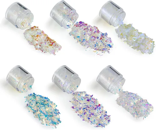 Miniatura 8 de Polvo de uñas cromado camaleón, tabletas ópticas de camaleón, polvo de uñas cromado de unicornio para resina epoxi, hacer vasos, proyectos