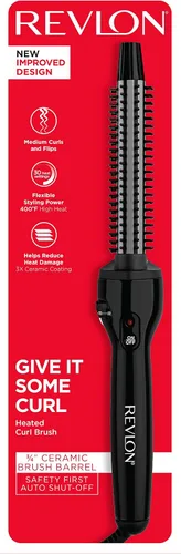 Miniatura 6 de REVLON Perfect Heat - Cepillo para rizador de cerámica, negro, 3/4 pulgadas