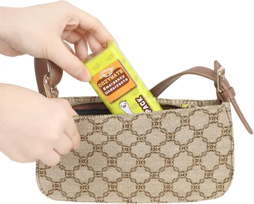 Miniatura 3 de Ropa interior de emergencia, regalos de broma, ropa interior instantánea para viajes en un recipiente de lata compacto, gran divertido y útil