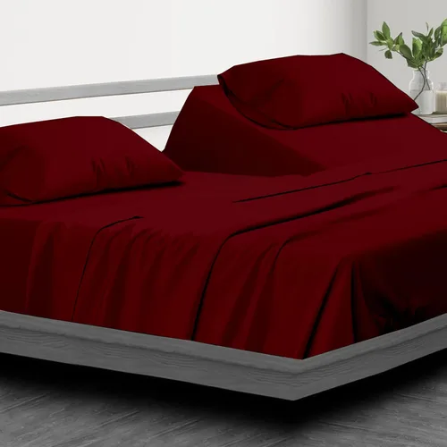 Miniatura 33 de Sábanas extra largas de tamaño individual XL para dormitorio, sábanas de microfibra súper suave, ropa de cama de lujo de hotel, sábanas de Blanco