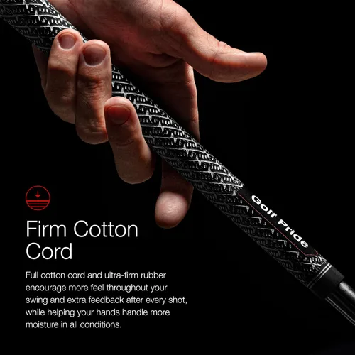 Miniatura 3 de Golf Pride ZGRIP ALIGN MAX Golf Club Grip - Firm Cord Grip with Raised Ridge Technology - All-Weather Control - Brushed Cotton Cord & Deep Z Texture