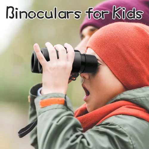 Miniatura 3 de Binoculares de juguete a prueba de golpes, para niños de 3 a 12 años de edad, niños o niñas, para observación de aves, juguete educativo