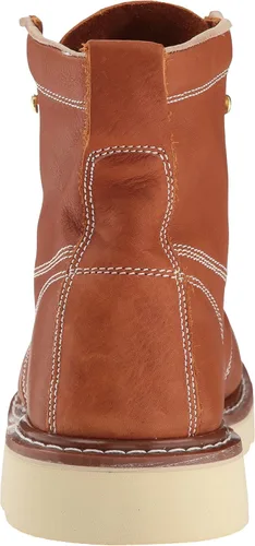 Miniatura 3 de Ad Tec Botas de trabajo para granjeros ligeras sin barro de 6 pulgadas para hombre, resistentes con puntera tipo mocasín, transpirables, con forro