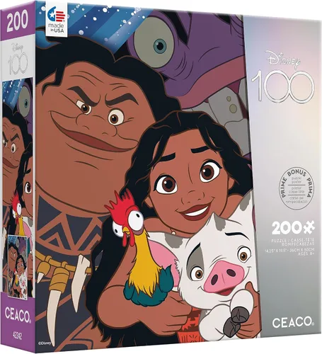 Miniatura 3 de Ceaco - Rompecabezas de 200 piezas con moana y selfies de Disney