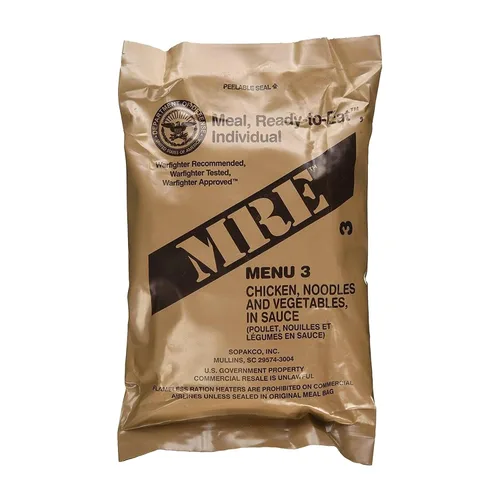 Miniatura 28 de MRE ricos en nutrientes – Comidas portátiles de supervivencia alimentaria – Larga vida útil lista para comer raciones de alimentos de emergencia