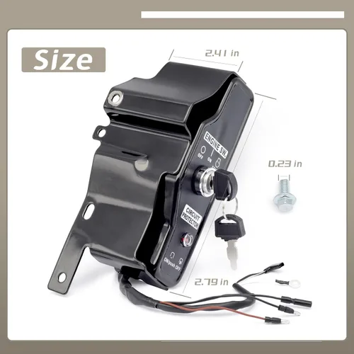 Miniatura 6 de Caja de interruptor de encendido compatible con Harbor Predator 13HP 420cc Engine 60340 60349 69736, caja de control de interruptor de encendido