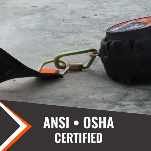 Miniatura 6 de Malta Dynamics Clip de mosquetón de protección contra caídas, grado profesional de alta resistencia, compatible con OSHA/ANSI
