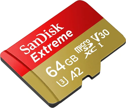 Miniatura 3 de SanDisk 64GB Extreme microSDXC UHS-I Tarjeta de memoria con adaptador - Hasta 160MB/s, C10, U3, V30, 4K, A2, Micro SD - SDSQXA2-064G-GN6MA