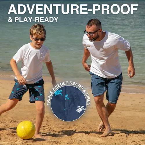 Miniatura 4 de Kanu Surf Bañador para niños Viper, de secado rápido, UPF 50+ para la playa