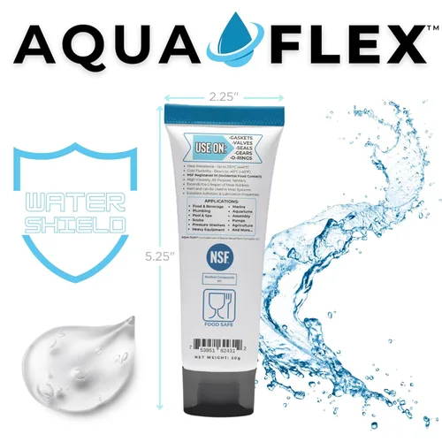 Miniatura 7 de Aqua Flex Grasa lubricante de silicona prémium Grado alimenticio registrado por la NSF Solución de lubricante versátil para piscina y spa