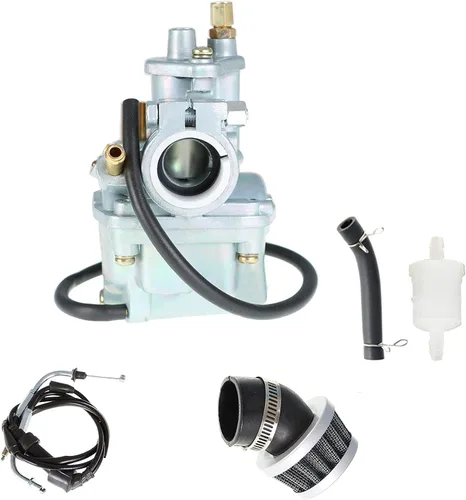 WFLNHB Repuesto de carburador para Yamaha PW80 Y-Zinger Big Wheel 80 BW80 Dirt Bike con cable de acelerador de filtro de aire