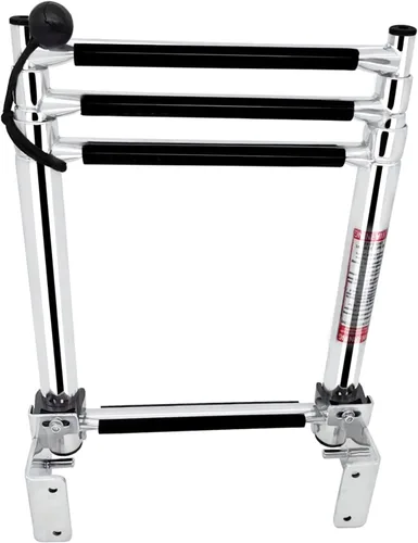 Escalera plegable de acero inoxidable para barco, escalera de natación portátil, escalera telescópica para yates marinos y más (8581S4)