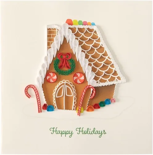 Miniatura 2 de NIQUEA.D, Tarjeta de Navidad de la casa de jengibre