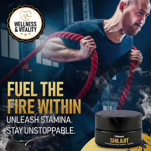 Miniatura 6 de Lifecykel - Resina Shilajit pura – 0.55 onzas Suplemento Shilajit de cosecha silvestre, rico en minerales para mayor fuerza, probado por terceros