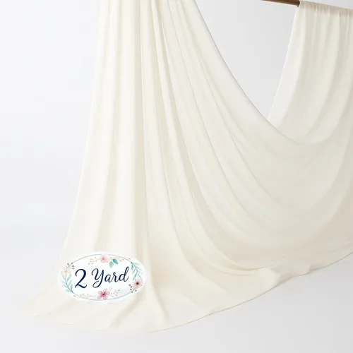 Miniatura 39 de New Star Fabrics Tela de gasa, material transparente continuo de 60 pulgadas de ancho (30 pies), 100% poliéster suave, ideal para bodas, fiestas