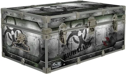 C&N Footlockers Troncos de almacenamiento de diseñador – Temas de alta tecnología – 32 x 18 x 13.5 pulgadas – Duradero y construido para durar, con