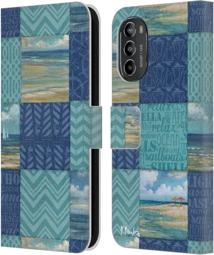 Miniatura 18 de Head Case Designs Officially Licensed Paul Brent Agate Mermaid Coastal Leather Book Wallet Case Cover Compatible with Motorola Moto G82 5G