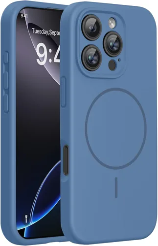 Miniatura 42 de Miracase Funda diseñada para iPhone 13, con protector de pantalla de vidrio templado, forro de microfibra suave antiarañazos, funda de goma