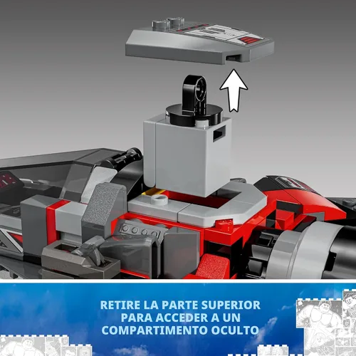 Miniatura 5 de LEGO Marvel - Juego de construcción de batalla de Capitán América contra Red Hulk, juguete de los Vengadores para niños, regalo de cumpleaños