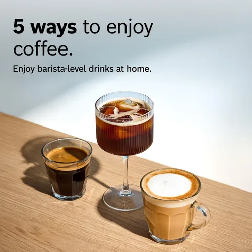 Miniatura 4 de Bosch Máquina de café y espresso totalmente automática - Bebidas de un solo toque, súper cafetera de calidad barista, panel de control táctil, gran