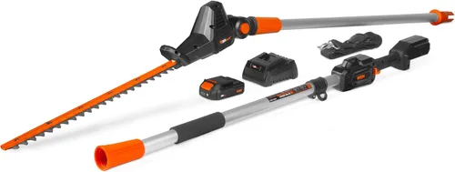Miniatura 5 de WEN 4019 Sierra de poste telescópica eléctrica de 8 pulgadas de 6 amperios, eléctrica con cable - Negro y naranja