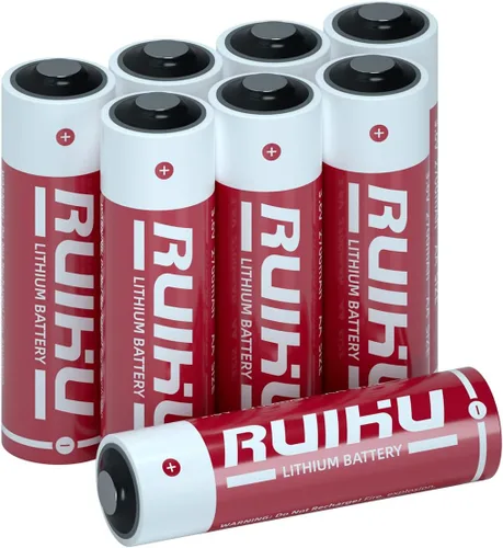 Paquete de 8 baterías de litio ER14505 LS14500 de 3.6 V, tamaño AA 2700 mAh batería de cloruro de tionilo de litio (Li-SOCl2) certificado