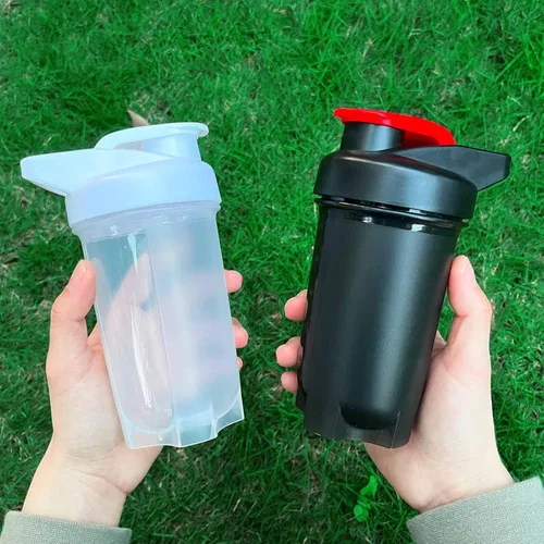Miniatura 6 de Botella Mezcladora para Batidos de Proteína con Taza y Botella Mezcladora de 10 onzas/300ML con Bolitas Mezcladoras, Juego de Botellas Mezcladoras
