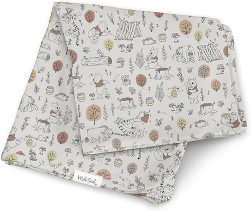 Miniatura 11 de Milk Snob Disney A Wish Come True Manta de Arrullo para Bebé Niño/Niña, Suave de Recepción, Seguridad y Juego, Ropa de Cama para Bebé Recién Nacido
