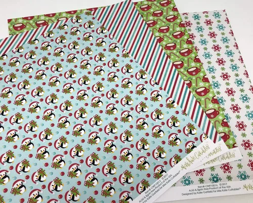 Miniatura 5 de Paquete de papel con patrón – Oh What Fun – Scrapbook Premium Specialty Paper de una cara de 12 x 12 pulgadas, colección incluye 16 hojas – por Miss