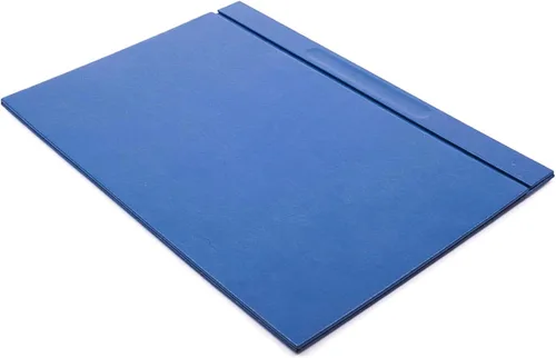 Almohadilla de escritorio de cuero con cubierta, juego de organizador de escritorio, accesorios de cuero para oficina, regalos de oficina, Azul
