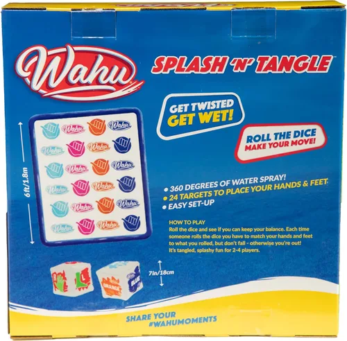 Miniatura 2 de Wahu Splash 'N' Tangle - Juego de agua para niños a partir de 5 años y adultos, juego de agua Twister para exteriores con tapete de juego, conector