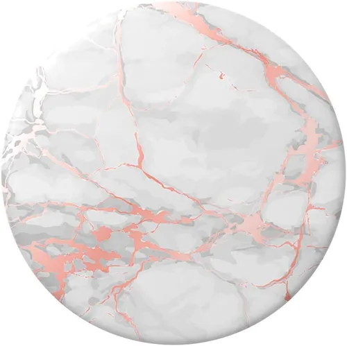 Miniatura 5 de PopSockets - Agarre para teléfono con soporte expandible, agarre adhesivo, mármol Lutz de oro rosa Mármol rosa