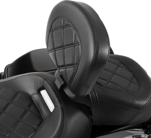 Miniatura 2 de TCT-MOTORPARTS Driver Rider - Almohadilla de respaldo para Harley Touring 2009-2023 Road King Street Road Electra Glide Ultra Black Stitching