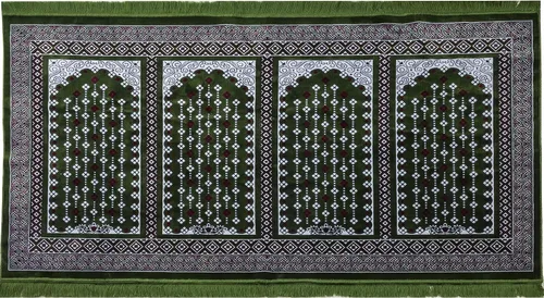 Modefa Janamaz Sajada - Alfombra de oración islámica turca, para múltiples personas, para reuniones familiares o grandes, alfombra de oración en