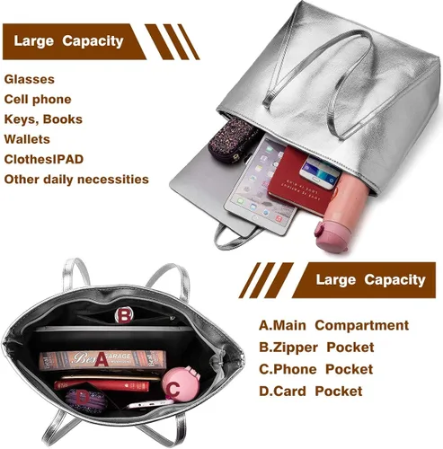 Miniatura 6 de OB OURBAG Bolsos de mano para mujer, grandes y elegantes bolsos de hombro para mujer