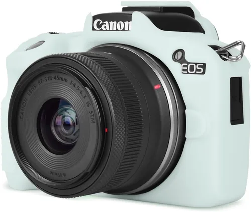 Miniatura 12 de Rieibi EOSR50 EOS R50 Funda protectora de silicona suave para cámara Canon EOS R50 EOSR50 Vlogging, ligera EOS R50 Funda para cámara de cámara Grip
