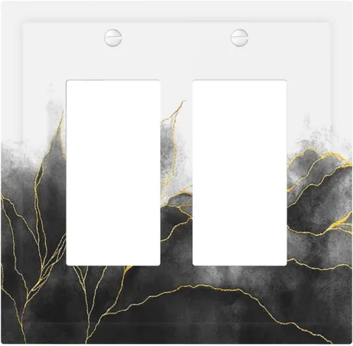 Miniatura 112 de Cubiertas Decorativas de Tomacorrientes Estilo Gótico Cuervo Flores Púrpuras 1 Gang Interruptor de Luz Simple Basculante Placa Cubierta Placas