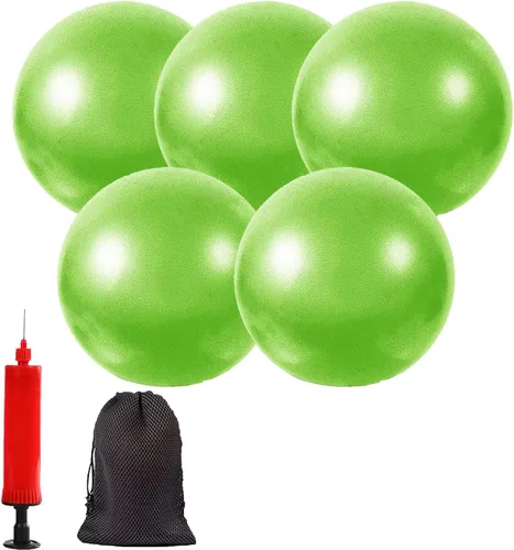 Miniatura 8 de Mini Pelotas de Yoga 6 Pulgadas Pelota de Ejercicio Pilates Terapia de Equilibrio Micropore Bola Equipo de Barre para Entrenamiento de Estabilidad