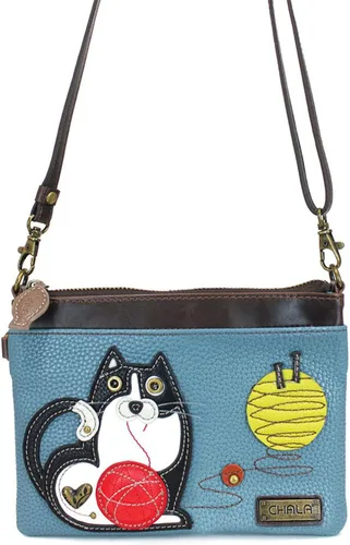 Miniatura 42 de CHALA Mini bandolera/bolso con correa convertible elegante, compacto, versátil
