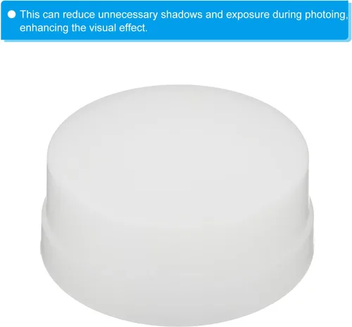Miniatura 4 de PATIKIL Difusor de flash, cúpula de rebote, caja suave, difusor de luz para cámara fotográfica, estudios de fotografía, color blanco