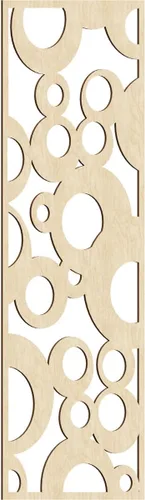 Miniatura 74 de Farwell Paneles de pared decorativos de madera con calado, 13 3/8 pulgadas de ancho x 34 3/8 pulgadas de alto x 1/4 de alto, roble rojo rojo