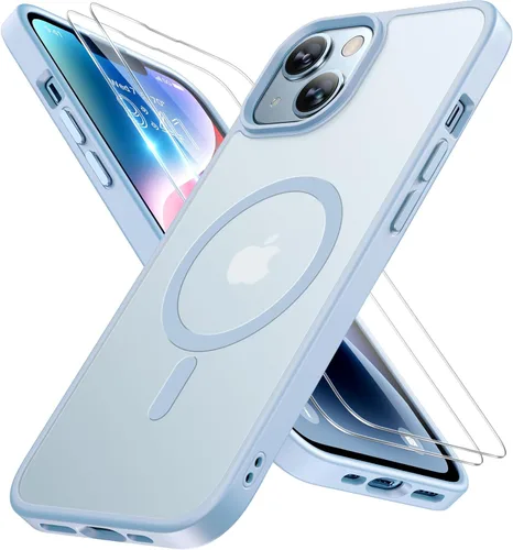 Miniatura 45 de Miracase Funda diseñada para iPhone SE 2022/SE 2020/7/8, funda multicolor de silicona a prueba de golpes (rojo)