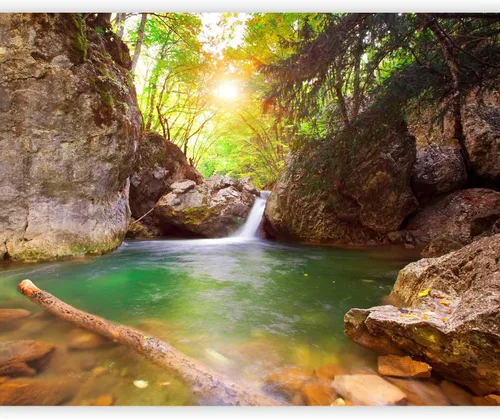 Miniatura 15 de artgeist Mural de pared premium cascada de 118 x 91 pulgadas, papel tapiz no tejido, decoración de pared de vellón, impresión fotográfica, diseño