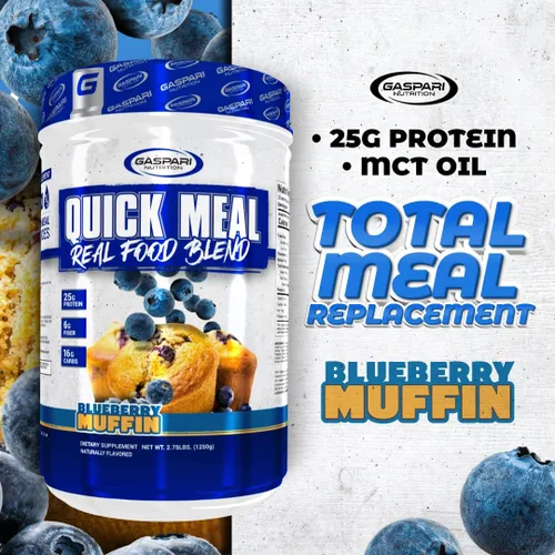 Miniatura 3 de Gaspari Nutrition Comida rápida, batido de proteína de reemplazo total de comida, proteína completa de aislado de proteína de carne, proteína