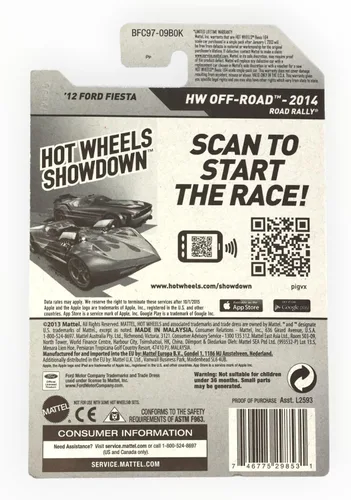 Miniatura 2 de Hot Wheels Treasure Hunt Hunt 2014 Off-Road - Ford Fiesta '12 (blanco)