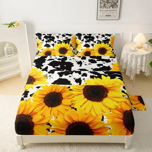 Miniatura 21 de QOOMO Ropa de cama Kawaii Axolotl para niños y niñas, diseño de flor de cerezo rosa, juego de ropa de cama súper suave para niños, con estrellas