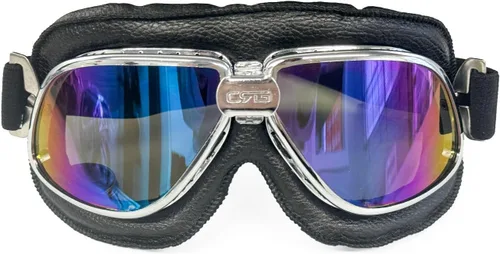 Miniatura 11 de CRG Sports goggle estilo vintage, aviador para motocicleta T11 - Clásico