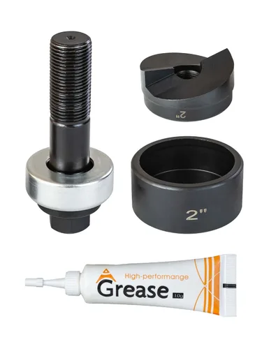 Miniatura 12 de Unidad de Perforación de Knockout de Conducto de 1/2 pulgada con Perno de Extracción Manual - Tamaño Real de Orificio de 0.89 pulgadas, Uso Versátil