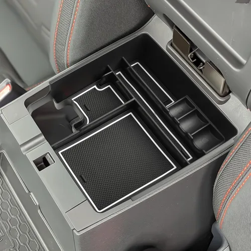 Miniatura 8 de SHAOHAO 2 piezas para 2025 2026 Nissan Frontier Organizador de consola central para 2022 2023 2024 2025 2026 Nissan Frontier Accesorios